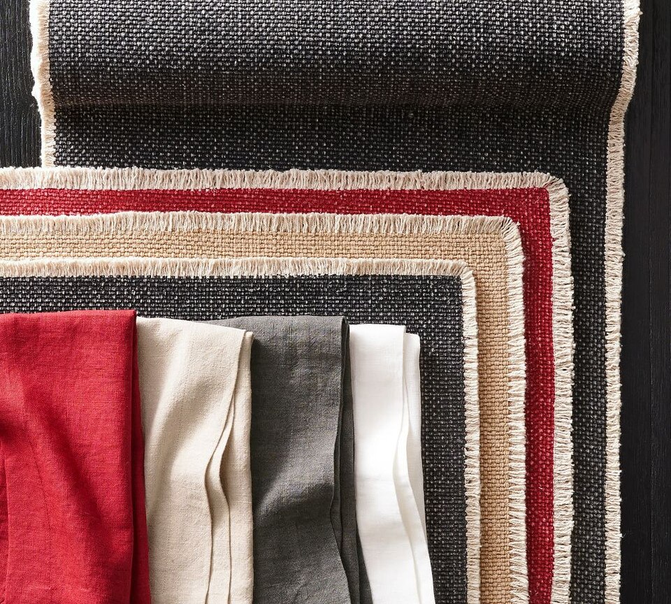 Mason Handwoven Cotton Fringe Placemats